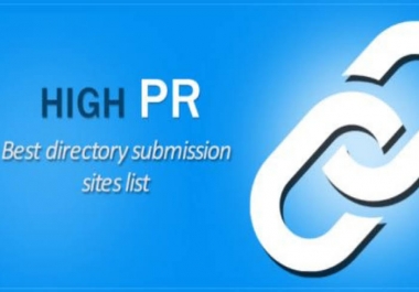 I will create 500+ high quality directory submission