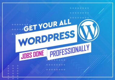 Create a Professional & Responsive Wordpress Website