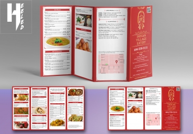 Professional Menu for your Restaurant/Cafe