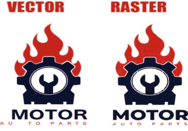 I will do vector tracing or convert to vector