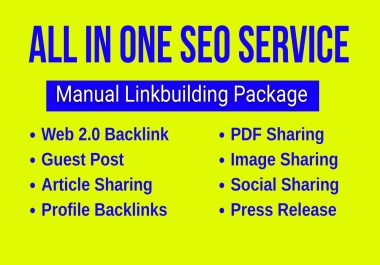 100 Handmade Foundation SEO Link Building Service for your Website