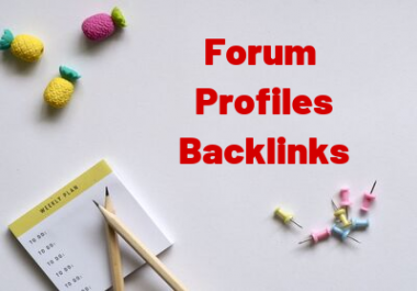 200 Forum Profiles Backlinks Very High Indexer
