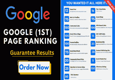 i will rank your website on Google top 3 with Highly Powered LINK BUILDING SEO