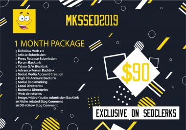 Get boost On your Website With Our 1 Month SEO Package High PA DA Backlinks