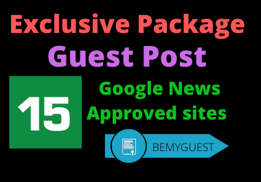 Submit Guest Post On 15 Google News approved sites