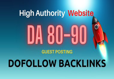 I will provide 10 high da 60 to 90 dofollow manually backlinks