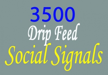 provide 3500 manually SEO social signals service