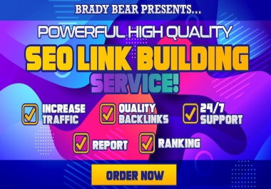 Powerful Quality SEO Link Building Service for Top Ranking