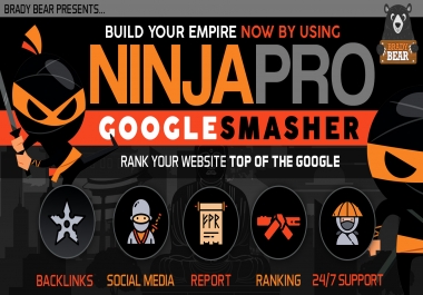 Rank your website on 1st page on goolge with Ninjapro Google Smasher SEO Service