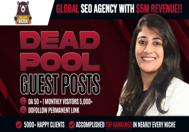 DA 50+ ULTRA Premium high authority link from High Traffic Site