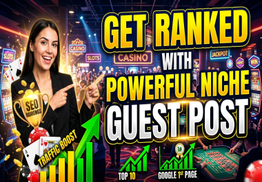 High DA SEO backlinks service for Gambling,  Poker,  Judi,  Casino,  betting,  Thai,  Indo,  Korean sites