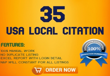 35 live USA local Citation Local SEO