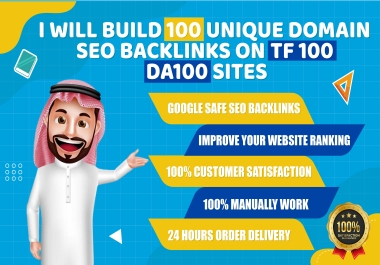 CREATE MANUALLY Do 100 UNIQUE PR10 SEO BackIinks on DA100 sites