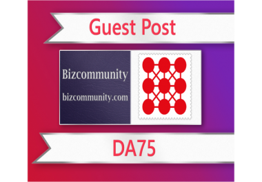 Guest post on Bizcommunity - bizcommunity. com - DA75