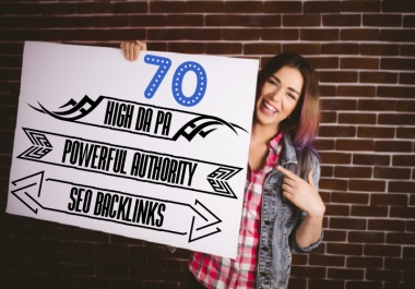 Do 70 High Authority SEO Backlinks,  Service for Google Ranking