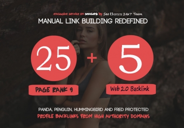 Make 25 Pr9 Do-Follow Seo Backlink + 5 Super Strong Web2.0 Backlink
