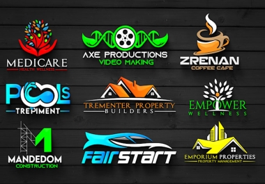 I will do 3d modern minimalist impactful business logo design or redesign