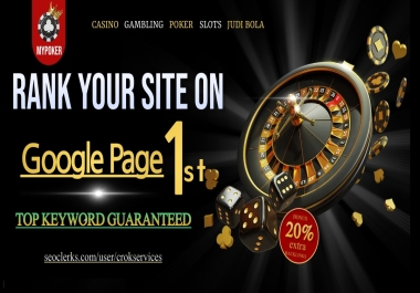 Boom Your Result Rank 1st Page On Google 5,000 Links Online Casino Gambling Poker Sites 1 Keyword