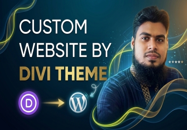 I will build professional wordpress website using divi theme and divi builder