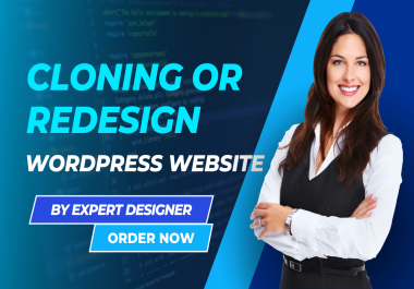 I will copy,  clone or redesign any website design