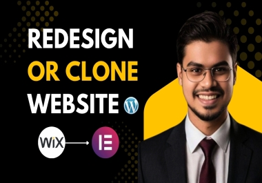 I will redesign,  duplicate,  or clone website into wordpress