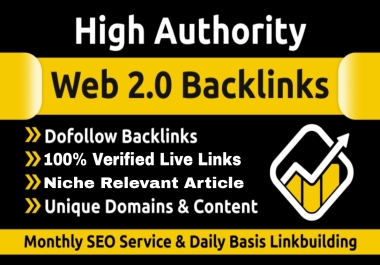I Will Create Top 20 web 2.0 Backlinks helps to increase your website ranking 