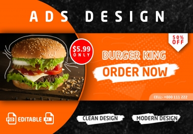 I will design eye catchy ads for your business or social media