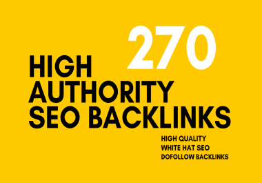 Unique 270 HIGH DA Backlinks PR9,  Web2,  content Submission,  Boost Top Ranking