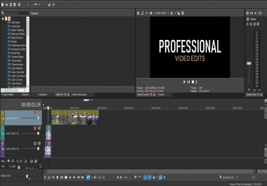 Professionally edit your video
