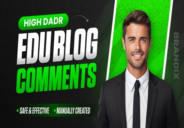 Manually Create 50 High DA DR Edcation Blog Comments SEO Backlinks to Increase Website Ranking