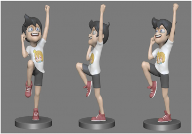 COMPLEX 3D PRINT CHARACTER CARTOON,  3D GAME CHARACTER,  3D ANIMATION CHARACTER