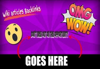 Boost Your Backlinks Wiki articles 3000 Backlinks contextual backlinks