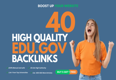 40 EDU & GOV High Authority USA Universities Backlinks for Google Ranking