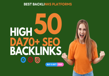 Do 50 High DA70+ SEO Link Building White Hat Backlink Service For Google Ranking