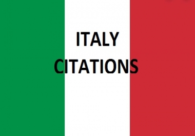 Get Accurate 60 Best ITALY Local Citations