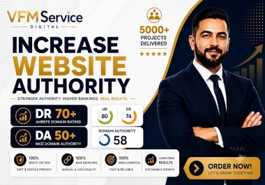 increase Domain Rating ahrefs DR domain authority 70 Moz da 40