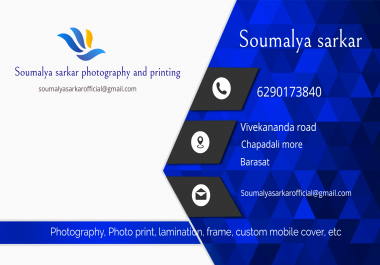 Custom& Unique Bussiness Card design at lowest price