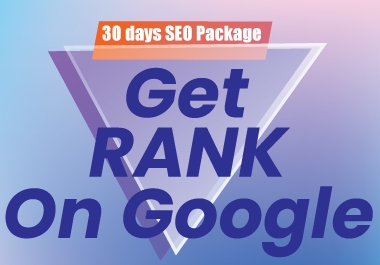30 day Multi Tiered Link Strategy Service for Google ranking