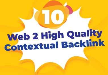 10 web 2 high quality contextual backlink