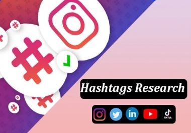 Instagram hashtag YouTube hashtag twitter hashtag tiktok hashtag LinkedIn facebook