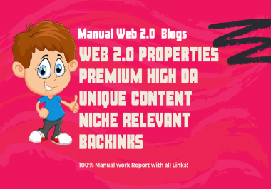 Manual Web 2.0 Blog Properties