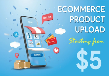 I will 20 products listing in your ecommerce store with SEO