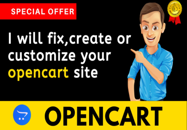 I will build your opencart ecommerce website
