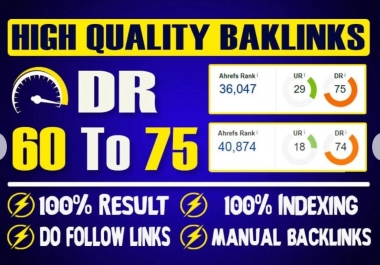 Increase Ranking with DR 75+ 25 Unique Pbn Domain High Authority Backlinks