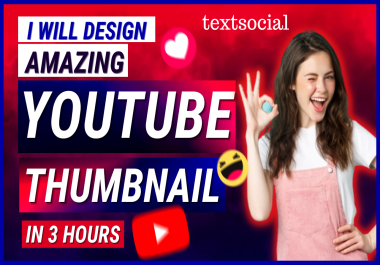 Design amazing animated thumbnail in 3 hours