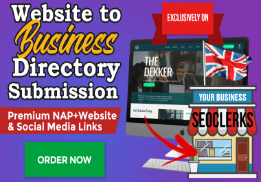 will do High Quality Directory SEO Backlinks For Your UK Website