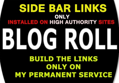 Install links on my sidebar page 50xTOP LEVEL DOMAIN da15-25