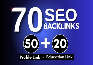Manual 70 Powerful High Authority SEO Backlinks