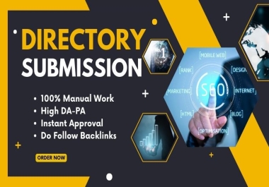 100 Live Directory Submissions For SEO