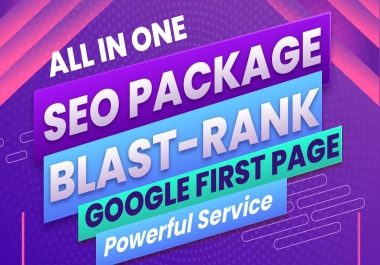 All in one SEO package Blast-Rank on google first page by Powerful Service